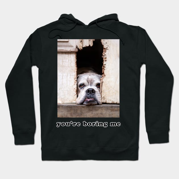 you're boring me Hoodie by Dos Imagery Design